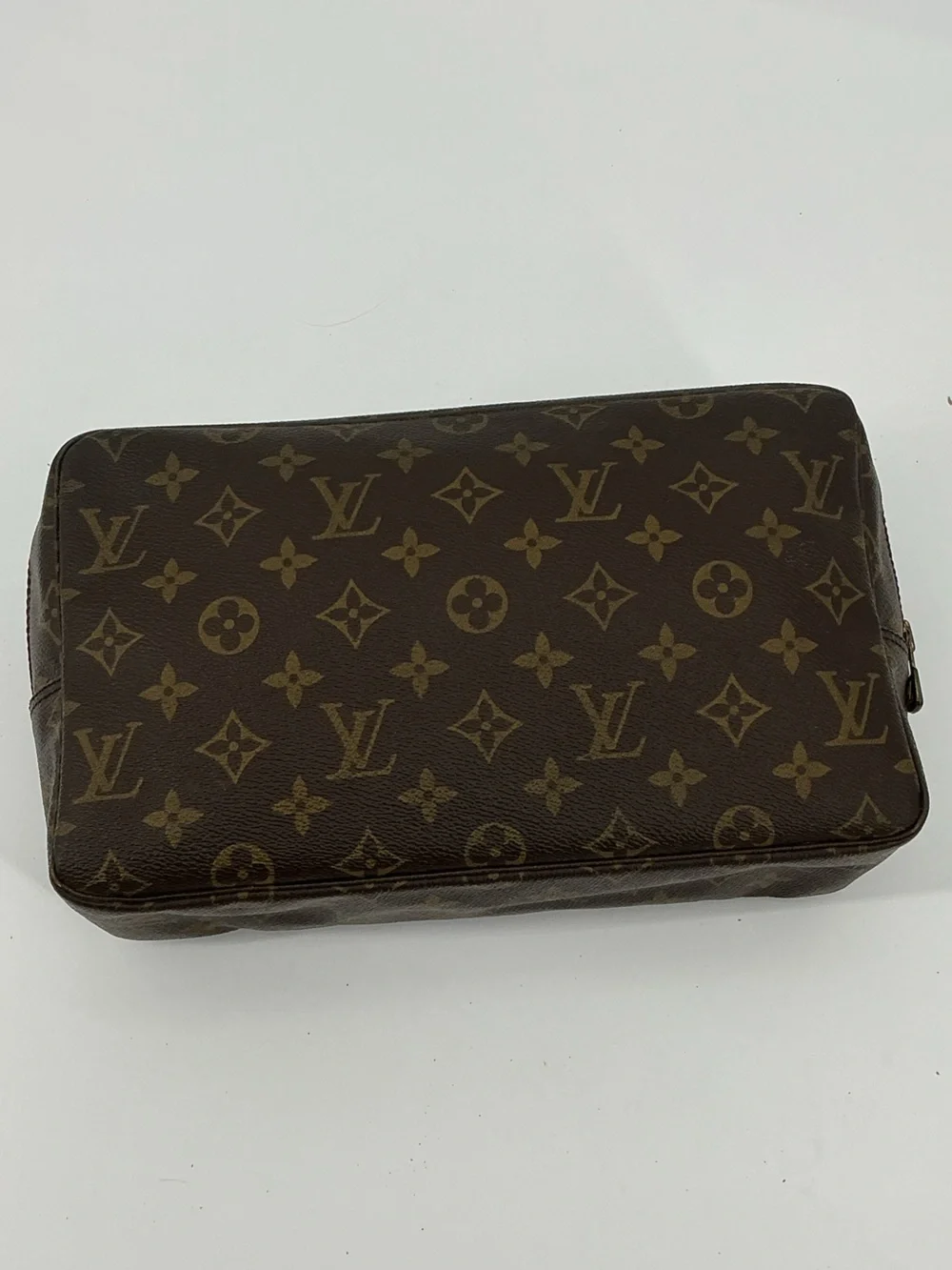 Louis Vuitton Monogram Trousse Toilette 28 Cosmetic Toiletry Pouch Vintage